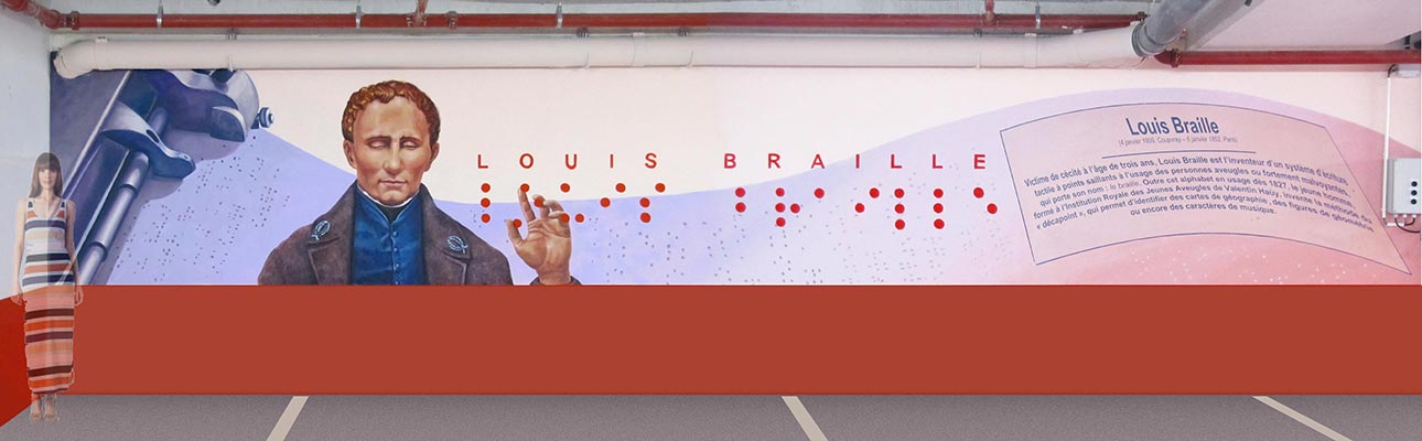 fresque Braille Louis