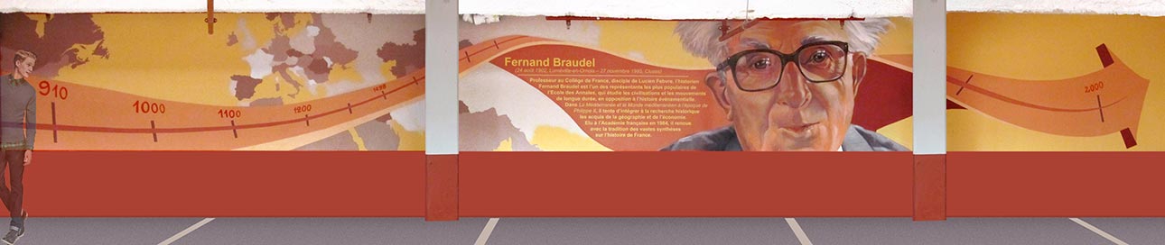 fresque Braudel Fernand