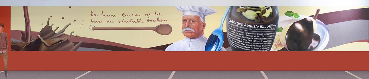 fresque Escoffier Georges Auguste