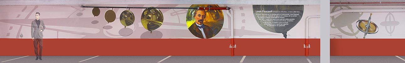 fresque Foucault Léon