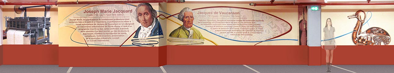 fresque Vaucanson (de) Jacques