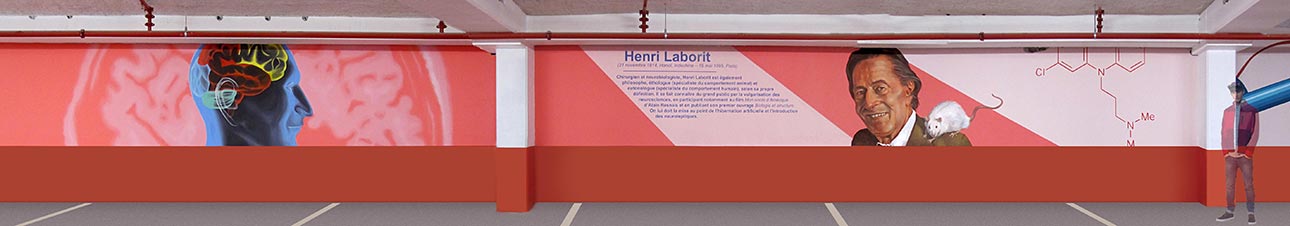 fresque Laborit Henri