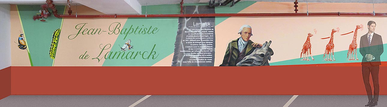 fresque Lamarck