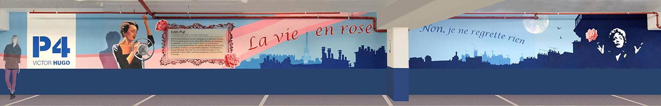 fresque Piaf Edith